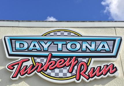 Daytona Turkey Run Sign